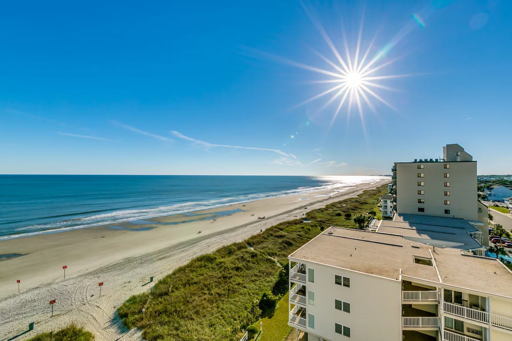 Windy Hill Dunes resort walkway near the beach